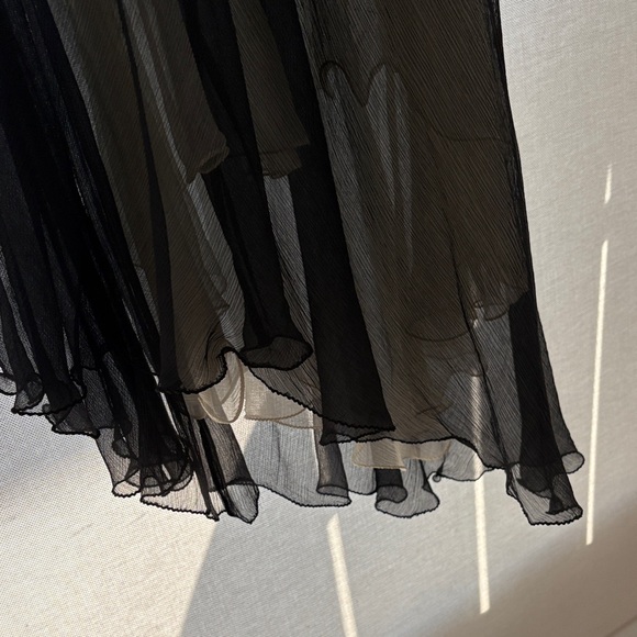 Max Studio Black Sheer Maxi Dress - Picture 3 of 7